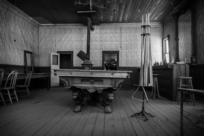 Bodie Ghost Town (B&W)