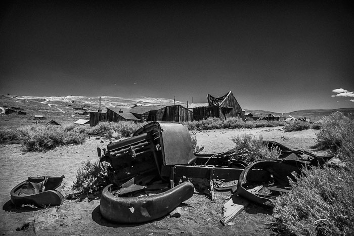 Bodie Ghost Town (B&W)