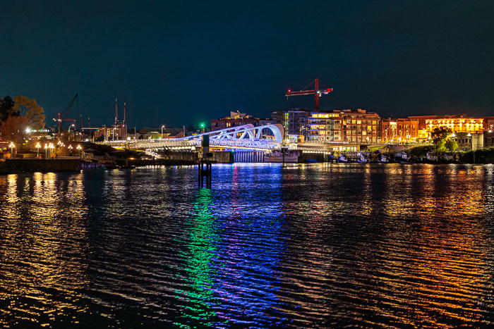 Victoria Harbor After Dark